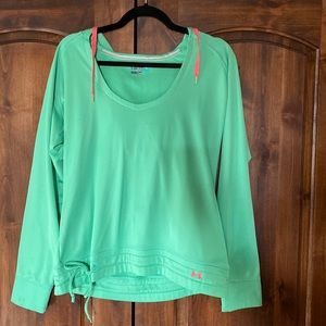 Mint green Under Armour hoodie
